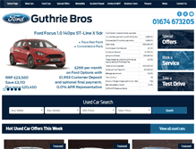 Tablet Screenshot of guthriebros.com